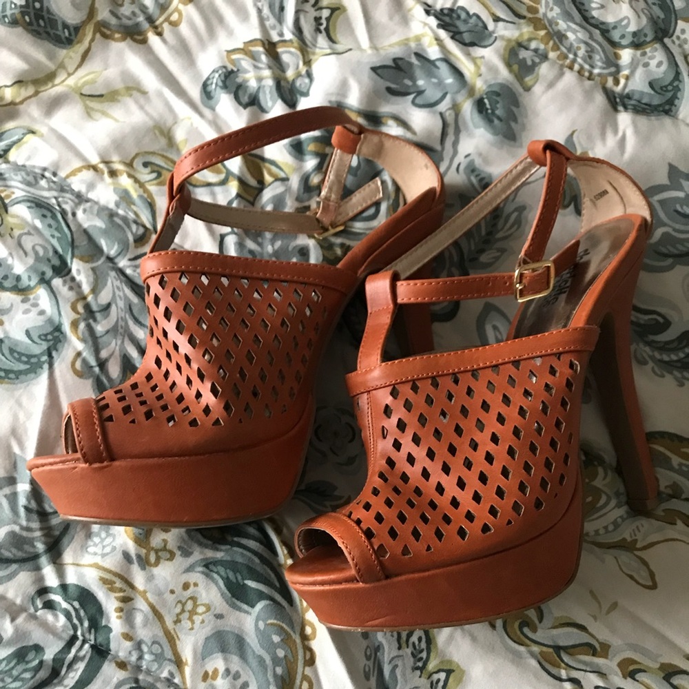 Orange heels